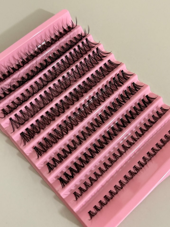 Islak görünümlü 200 lü  Takma Kirpik Seti - Görsel 4