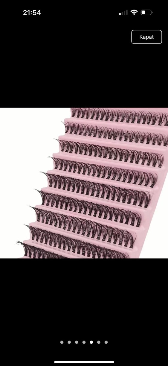 30D 200 Parça Takma Kirpik - Görsel 4