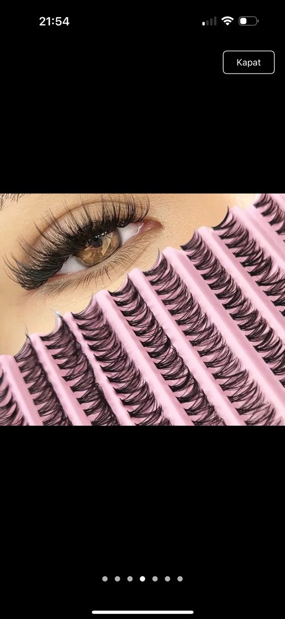 30D 200 Parça Takma Kirpik - Görsel 5