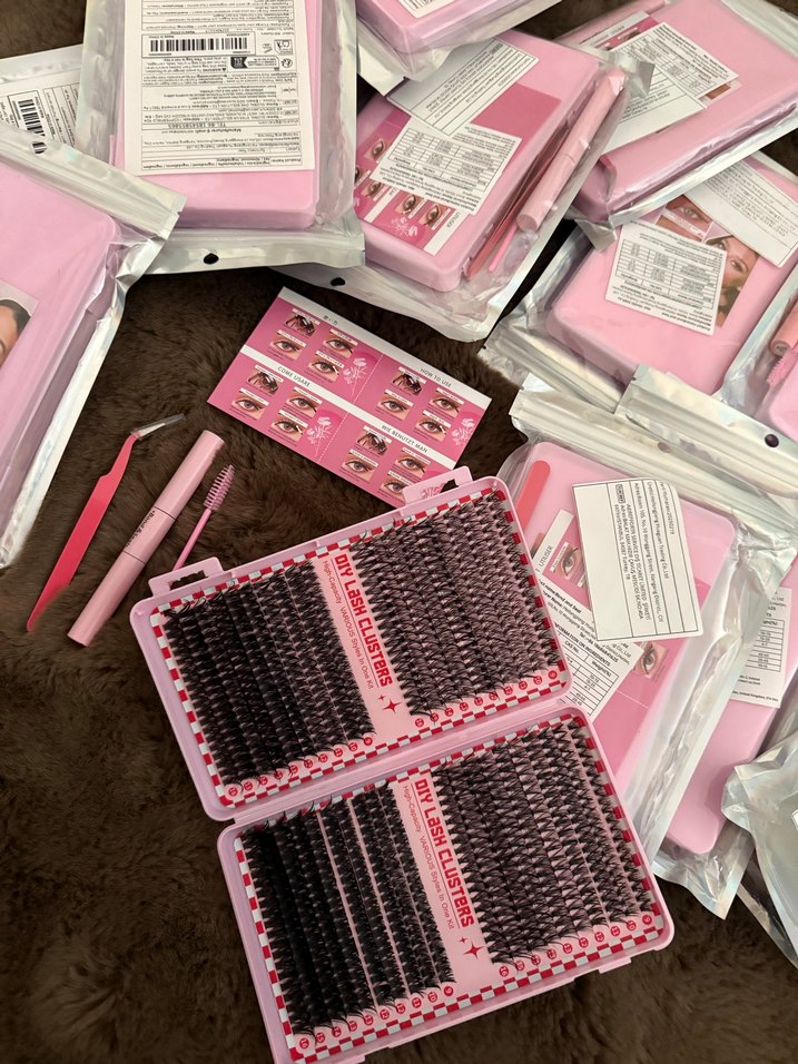 800LÜ TAKMA İPEK KİRPİK SETİ TAM SET - Görsel 3