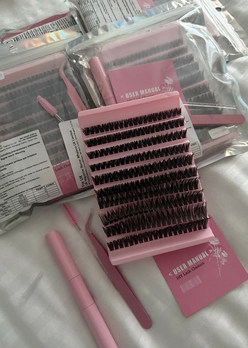 80D 200LÜ TAKMA İPEK KİRPİK SETİ SON 5 ADET - Görsel 5