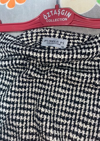 Gri Örgü Dokulu Midi Mini Etek - Görsel 2