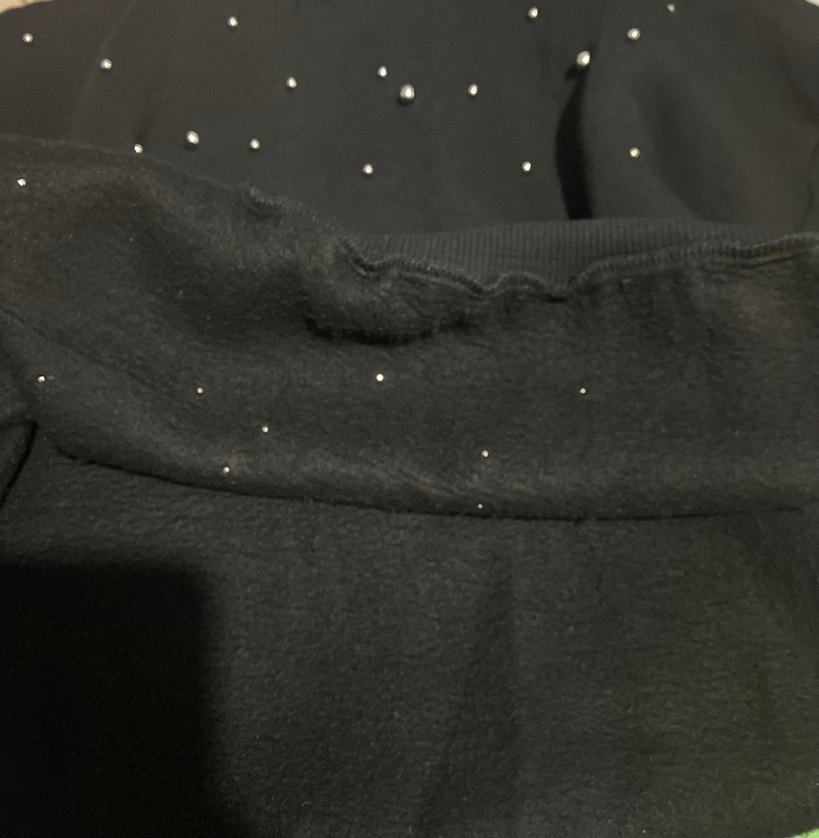 Siyah Payetli Kadın Sweatshirt - Görsel 4