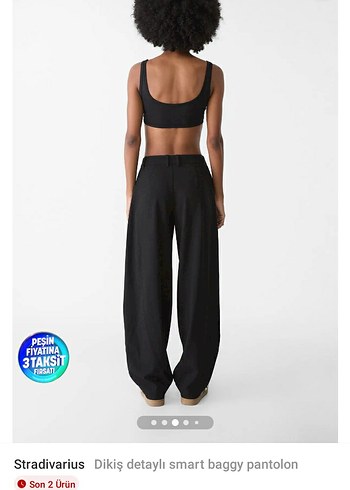 34 Beden Stradivarius Kadın Smart Baggy Pantolon