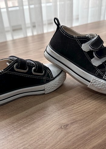 Siyah  Çocuk  ışıklı converse Spor Ayakkabı - Görsel 4
