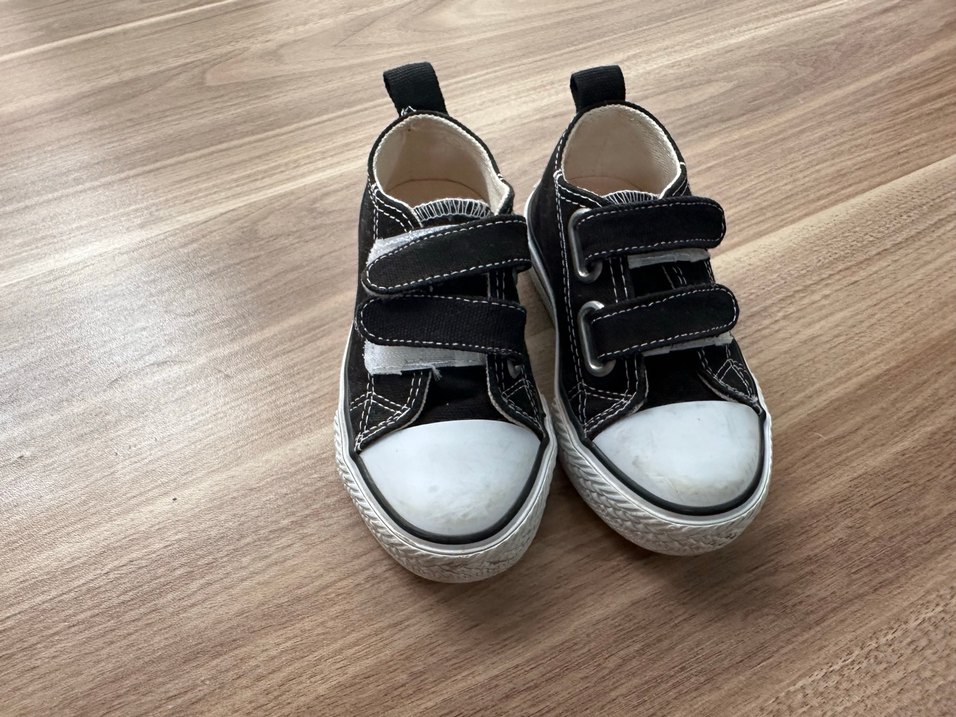 Siyah  Çocuk  ışıklı converse Spor Ayakkabı - Görsel 3