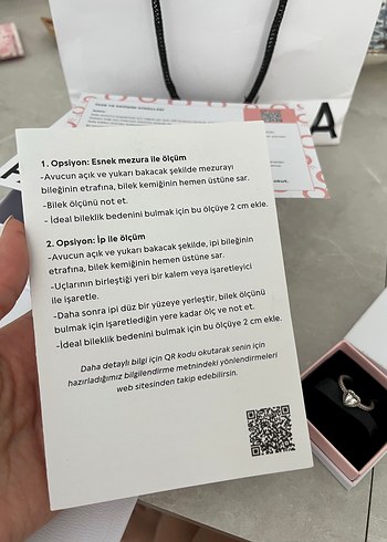 Beden Renk Pandora Takı Seti Kutusu ve Ambalajı