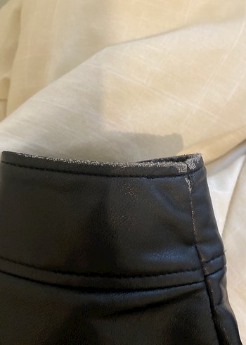 Meşhur zara Siyah Deri Biker Ceket - Görsel 3