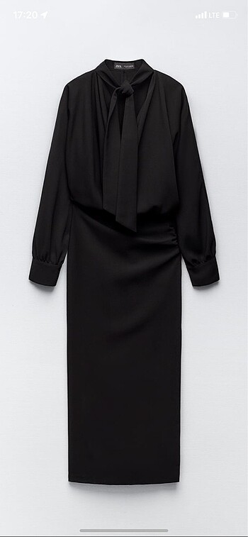 l Beden siyah Renk Zara elbise