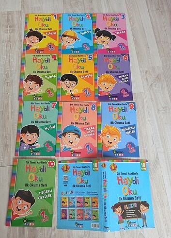 Haydi Oku 1. sınıf ilk okuma seti 10 Kitap - Limon Kids