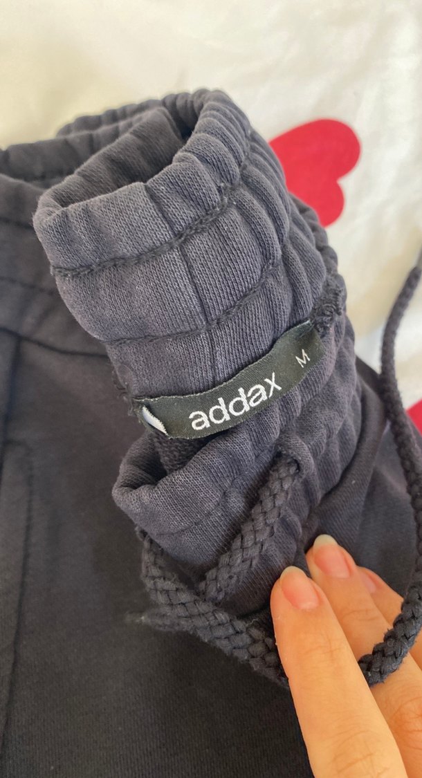 Kadın Siyah Rahat Kesim Düğmeli Eşofman - Görsel 2