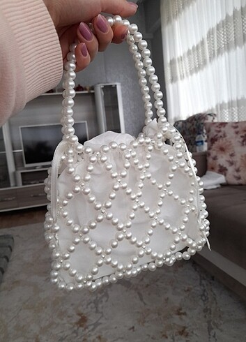 İnci Boncuk Çanta - Görsel 2