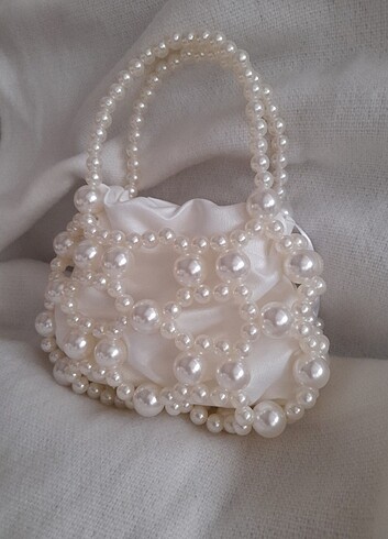 İnci Boncuk Çanta - Görsel 2