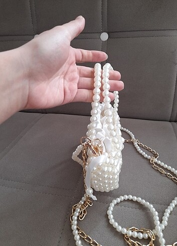 İstiridye İnci Çanta - Görsel 3