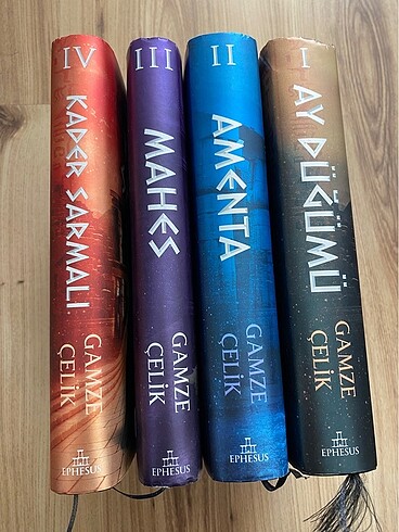 ay düğümü serisi 4 kitap biri özel baskı