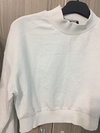 Bershka beyaz sweat