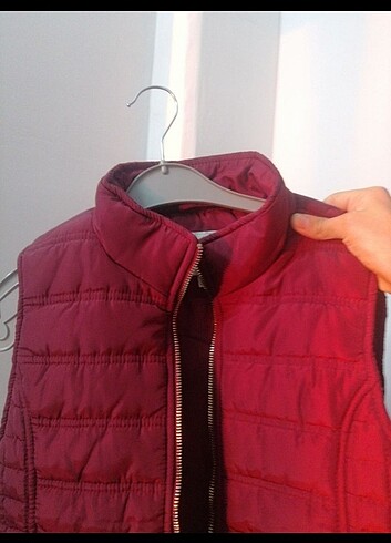 s Beden bordo Renk Koton şişme yelek 