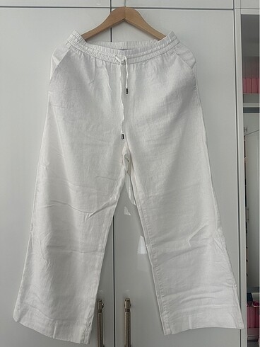 Zara keten beyaz pantolon