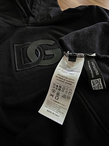 xxl Beden Dolce&Gabbana Siyah Kapüşonlu Sweatshirt