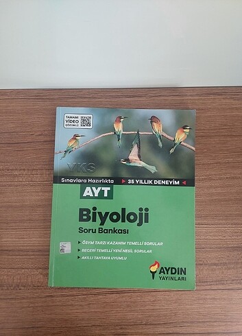 Aydın Yayınları AYT BİYOLOJİ Soru bankası 