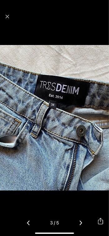 38 Beden Kot pantolon jean