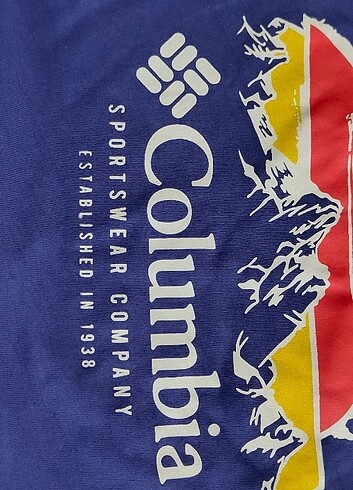 Standart Beden Beden mor Renk Columbia T-shirt 
