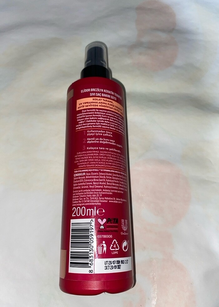 Elidor keratinli saç bakım sütü - Görsel 2