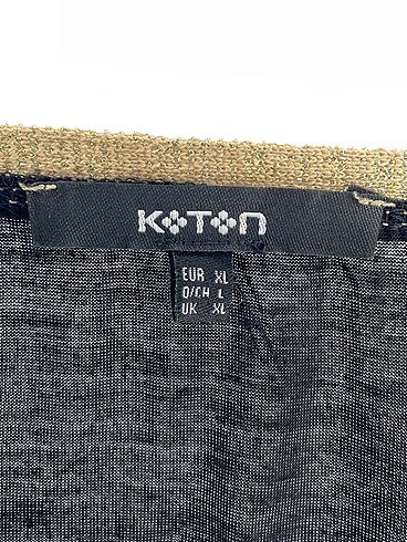 xl Beden siyah Renk Koton Bluz %70 İndirimli.