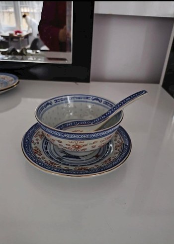 Mavi Desenli Geleneksel Çin kasesi - Görsel 5