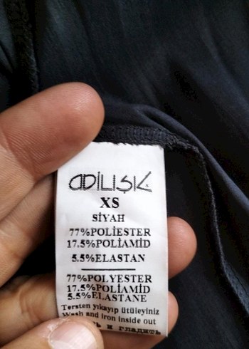 Adil Işık Uzun Siyah Kadın Sabahlık - Görsel 5