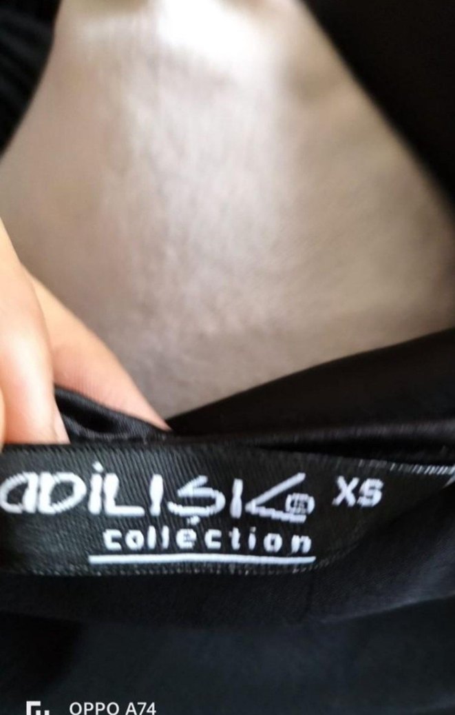 Adil Işık Uzun Siyah Kadın Sabahlık - Görsel 4