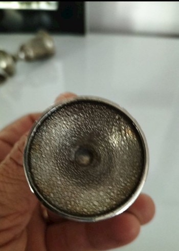 Alman Gümüşü Ayakli Kadeh Seti 
Şerbetlik yükseklik 7.5 cm. - Görsel 5