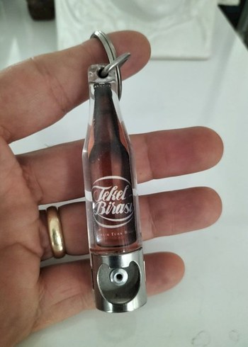 Retro Renkli Vintage Tekel Şişe Anahtarlık Kolleksiyonluk. - Görsel 4