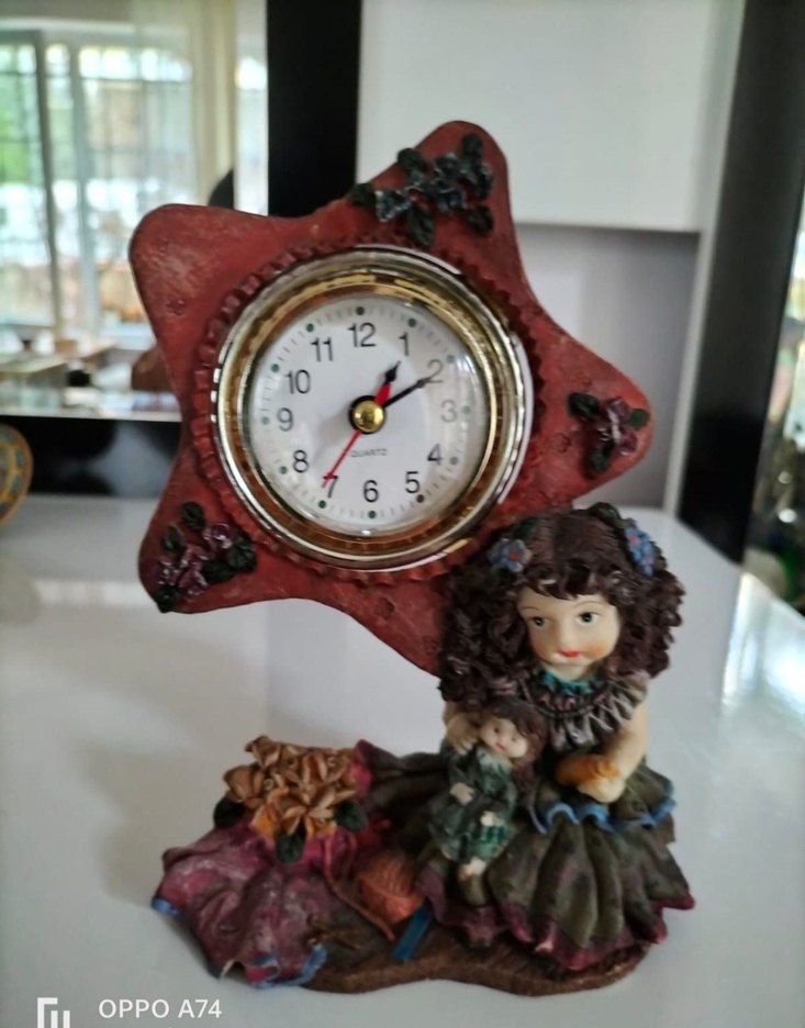 Pilli Masa Saati Çocuk Odası için Ideal. 
16 cm. - Görsel 2