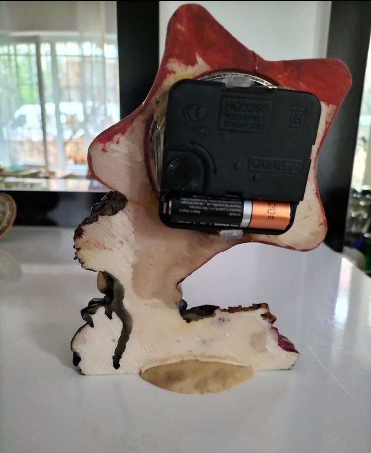 Pilli Masa Saati Çocuk Odası için Ideal. 
16 cm. - Görsel 4