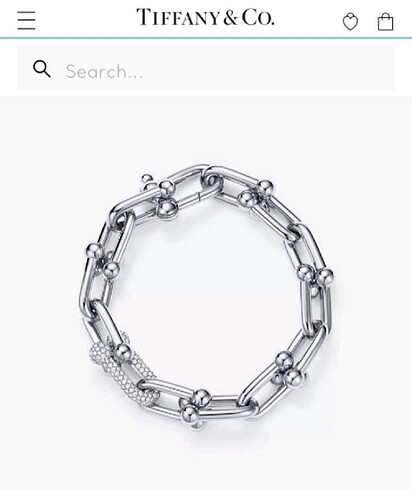 Tiffany&Co Tasarım Zincir Detay Bileklik