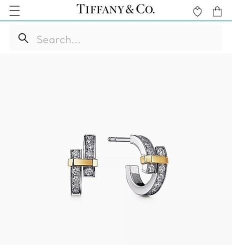 Tiffany&Co Marka Tasarım Küpe
