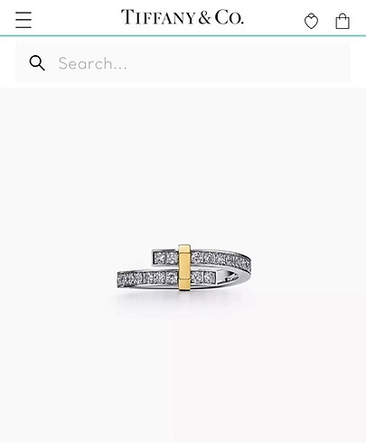Beden altın Renk Tiffany&Co Marka Koleksiyon Yüzük