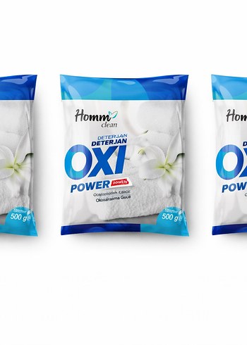 2Li SET  Homm Clean Oxi Power Mutfak ve Beyazlar Deterjanı 500g - Görsel 3