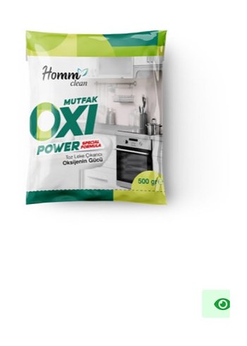 2Li SET  Homm Clean Oxi Power Mutfak ve Beyazlar Deterjanı 500g - Görsel 2