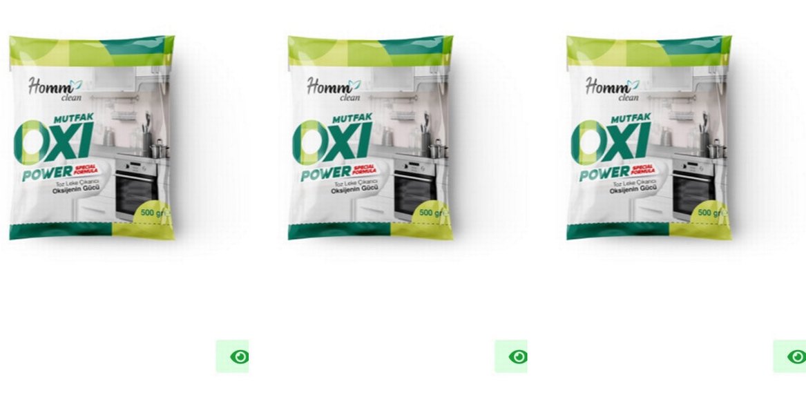 2Li SET  Homm Clean Oxi Power Mutfak ve Beyazlar Deterjanı 500g - Görsel 2