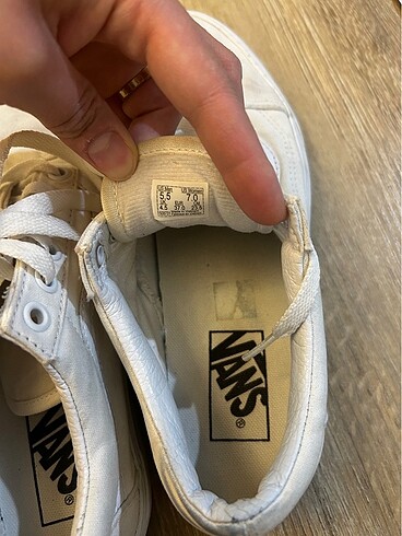 37 Beden beyaz Renk Vans ayakkabı