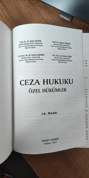  Ceza Hukuku Özel Hükümler Artuk Gökçen 