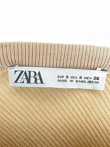 s Beden camel Renk Zara Bluz %70 İndirimli.