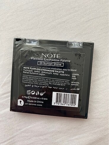 Note Note far paleti