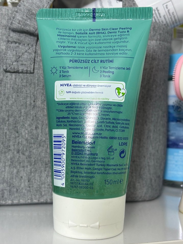 Nivea Derma Skin Clear Peeling - Görsel 2