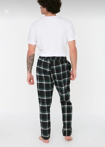 Tymilla Erkek Ekoseli Pijama Altı - Görsel 2