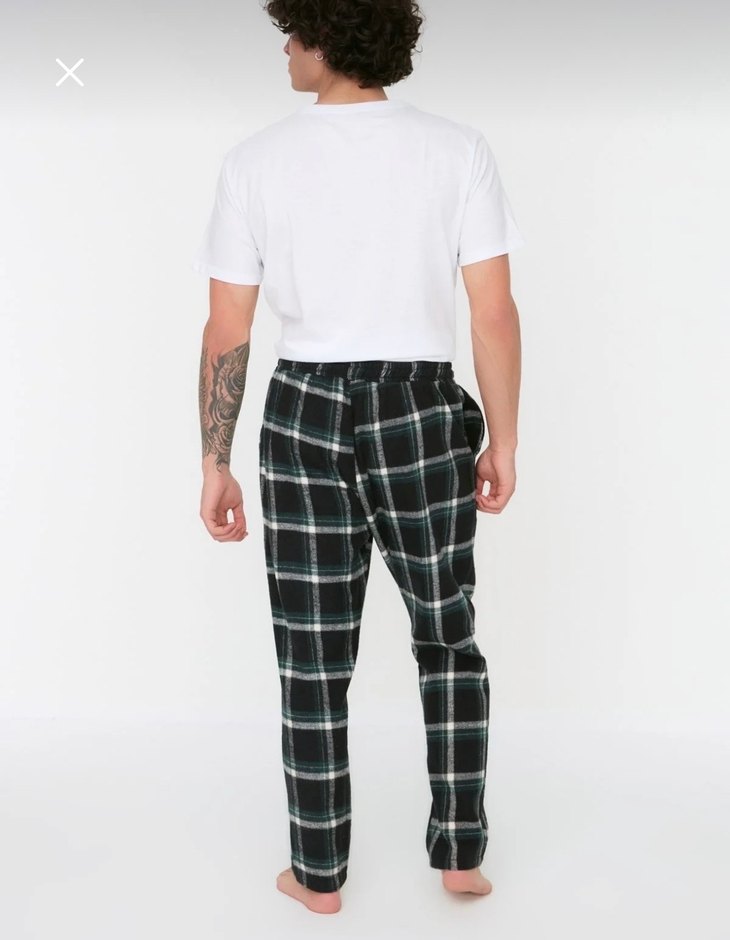 Tymilla Erkek Ekoseli Pijama Altı - Görsel 2