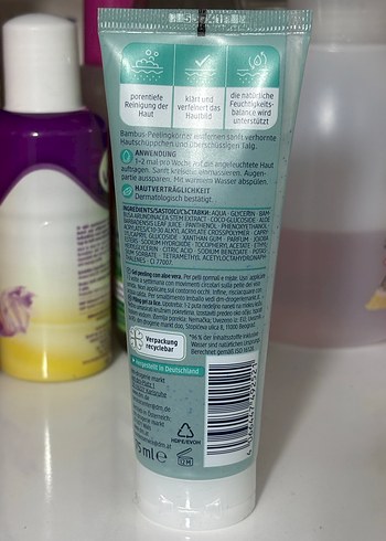 Balea Aloe Vera Peeling Jel 150 ml - Görsel 2