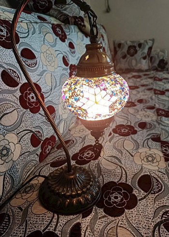 Diger Çok Renkli Mozaik Masa Lambası